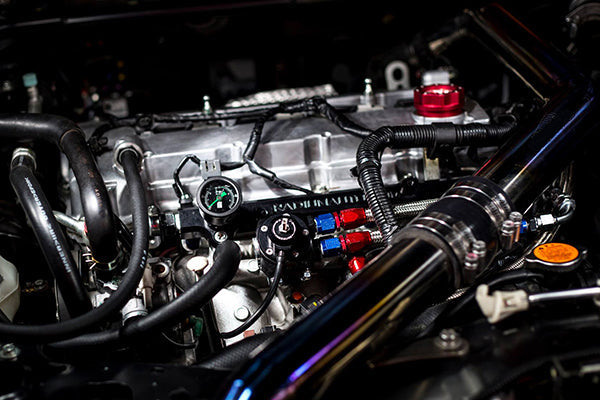 Radium Black Fuel Rail Only - Mitsubishi Evo X - Revzone