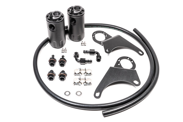 Radium Dual Fluid Lock Catch Can Kit - Mitsubishi Evo 7-9 - Mitsubishi Evo 7-9 - Revzone