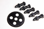 Radium Fuel Surge Tank 6AN Bulkhead Plate w/ Fittings and Nuts - Revzone