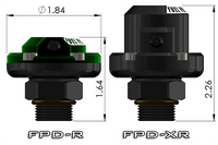 Radium FPD-R Fuel Pulse Dampener - 3/8" NPT - Revzone