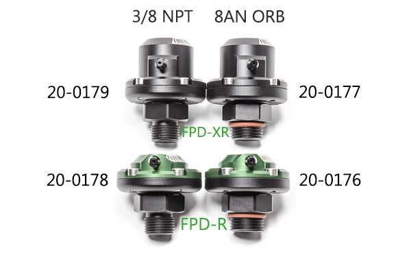 Radium FPD-R Fuel Pulse Dampener - 3/8" NPT - Revzone