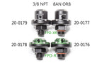 Radium Fuel Pulse Damper - Direct Mount (FPD-R / FPD-XR) | 8AN ORB or 3/8" NPT - Revzone