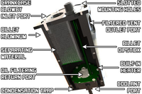 Radium Air Oil Separator - Universal Kit - Revzone