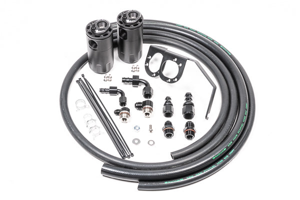 Radium Engineering Dual Catch Can Kit - Subaru WRX VA 15+/FXT SJ 13-18 (FA20) - Fluid Lock - Revzone