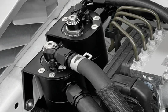 Radium Engineering Dual Catch Can Kit - Subaru WRX VA 15+/FXT SJ 13-18 (FA20) - Fluid Lock - Revzone