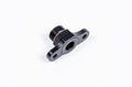 Radium FPR Adaptor 8AN ORB, 11mm Bore, 39mm Spacing, M6 - Subaru WRX STI 01-07/Mitsubishi Evo X/Mazda MX-5/Toyota - Revzone