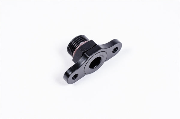 Radium FPR Adaptor 8AN ORB, 11mm Bore, 39mm Spacing, M6 - Subaru WRX STI 01-07/Mitsubishi Evo X/Mazda MX-5/Toyota - Revzone