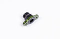 Radium FPR Adaptor 8AN ORB, 11mm Bore, 32mm Spacing, M5 - Subaru/Nissan/Mazda RX-7 - Revzone