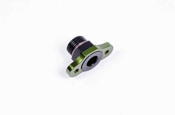 Radium FPR Adaptor 8AN ORB, 11mm Bore, 32mm Spacing, M5 - Subaru/Nissan/Mazda RX-7 - Revzone