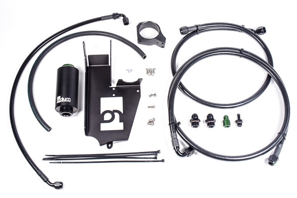 Radium Fuel Hanger Plumbing Kit w/Filter - Mitsubishi Evo 7-9 - Revzone