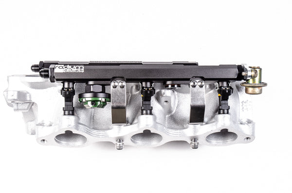 Radium FPD Adapter 8AN ORB/11mm Bore/42mm Spacing/M6 - Nissan 350Z 03-07/Skyline V35 (VQ35DE) - Revzone