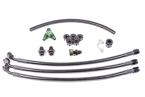 Radium Fuel Rail Plumbing Kit - Nissan 350Z 03-07/Skyline V35 (VQ35DE) - Revzone