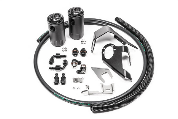 Radium Dual Fluid Lock Catch Can Kit - Nissan 370Z Z34 09-21 - Revzone