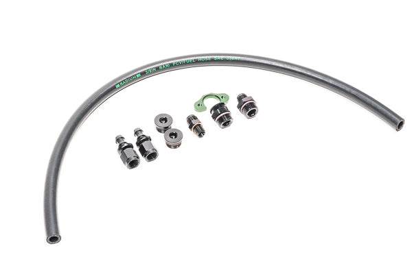 Radium Fuel Rail Plumbing Kit - Mitsubishi Evo 1-3/Galant VR4 (4G63) - Revzone