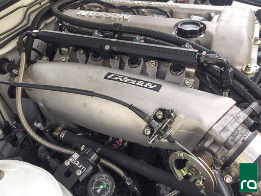 Radium Side Feed Conversion Fuel Rail Kit - Nissan Silvia/180SX S13 (SR20DET) - Revzone