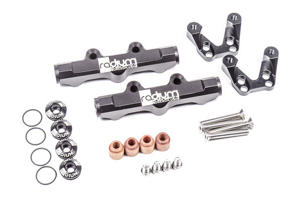 Radium Side Feed Conversion Fuel Rails - Subaru WRX/STI 97-00 (V3-V6) - Revzone