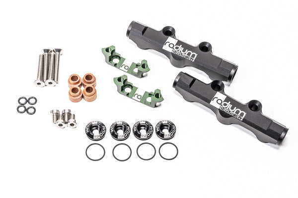 Radium Side Feed Conversion Fuel Rails - Subaru WRX/STI 94-96 (V1-V2) - Revzone