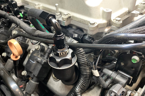Radium VTE Vent To Engine Baffled Oil Cap Kit - Holden Commodore/HSV LSX V8 - Revzone