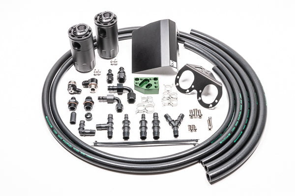 Radium Dual Fluid Lock Catch Can Kit LHD - Subaru WRX 01-14/STI 01-21 - Revzone