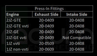 Radium 10AN Male Swivel Banjo 17.5mm Press Fit - Toyota 1JZ Non-VVTi (Exhaust) - Revzone