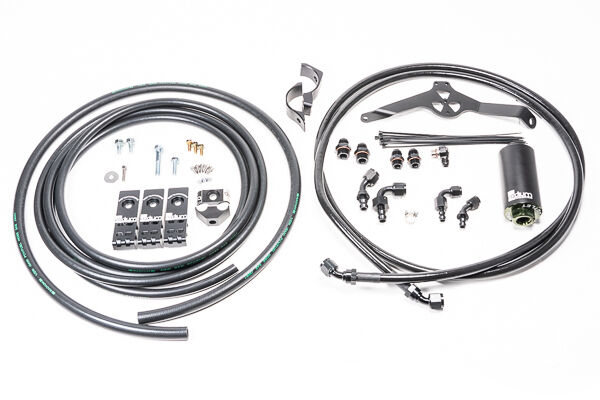 Radium Fuel Rail Plumbing Kit w/Filter - Subaru WRX 08-14/STI 08-21/FXT 08-13/LGT 04-09 - Revzone
