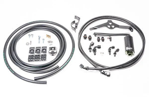 Radium Fuel Rail Plumbing Kit w/Stainless 10 Micron Filter - Subaru WRX 08-14/STI 08-21/FXT 08-13/LGT 04-09