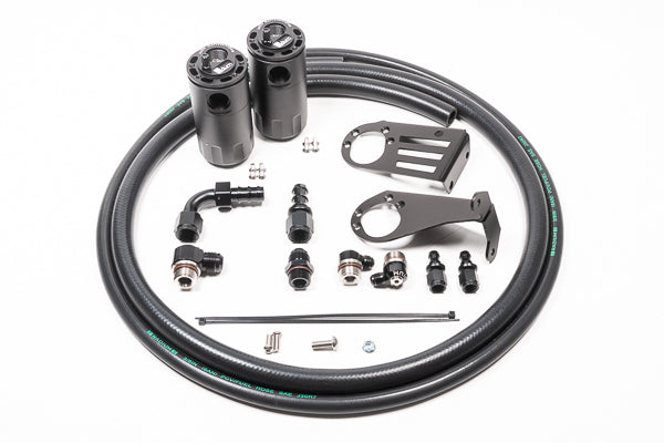 Radium Dual Fluid Lock Catch Can Kit - Nissan Silvia/200SX S15 (SR20DET) - Revzone