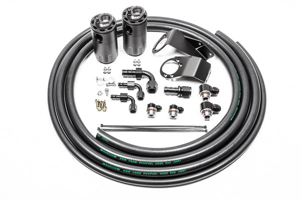 Radium Fluid Lock Dual Catch Can Kit: Nissan S13 - Revzone