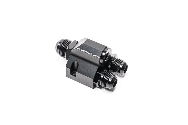 Radium Distribution Block 3 x 10AN ORB to 1 x 12AN ORB w/Fittings - Revzone