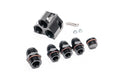 Radium Distribution Block 3 x 10AN ORB to 1 x 12AN ORB w/Fittings - Revzone