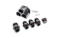 Radium Distribution Block 3 x 10AN ORB to 1 x 12AN ORB w/Fittings - Revzone