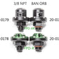 Radium V2 FPD-R Fuel Pulse Dampener - 8AN ORB