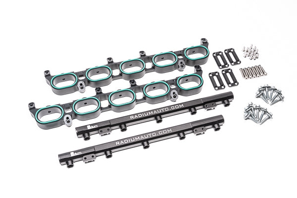 Radium Port Injection Fuel Rail Kit - Audi R8 V10 06-15/Lamborghini Gallardo 08-13 - Revzone