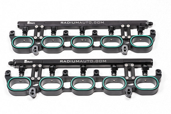Radium Port Injection Fuel Rail Kit - Audi R8 V10 06-15/Lamborghini Gallardo 08-13 - Revzone