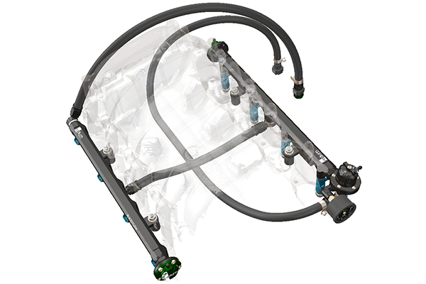 Radium Fuel Rail Plumbing Kit, Toyota 2UZ-FE Non VVT-i - Revzone