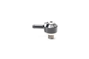 Radium V2 4AN ORB to 6.5mm Hose Barb Low Profile Swivel Banjo Fitting