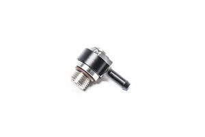 Radium V2 6AN ORB to 6.5mm Hose Barb Low Profile Swivel Banjo Fitting