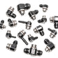 Radium V2 AN ORB to SAE Male EFI Quick Connect Low Profile Swivel Banjo Fitting  - Radium Engineering | Coore Australia