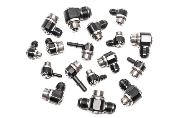 Radium V2 AN ORB Swivel Banjo Fitting, SAE Male EFI Quick Connect - Revzone