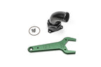 Radium Engineering FCST-X 3-Bolt Remote Mount Fill Neck - 24AN Elbow with 1.5" Barb - Revzone