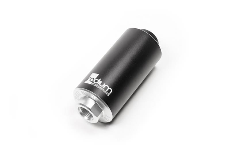 Radium Engineering Fuel Filter with Check Valve - 10 Micron Stainless - Revzone