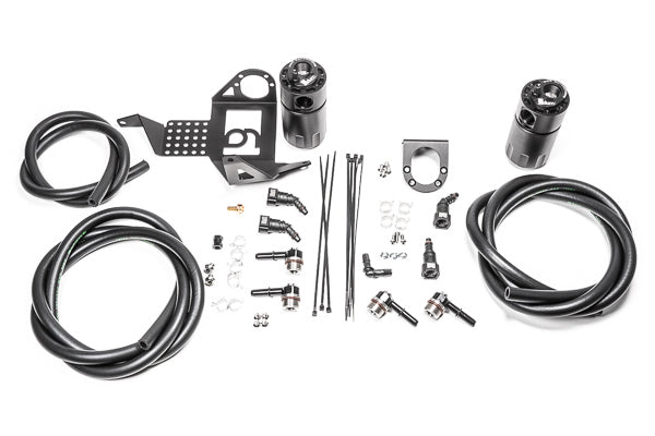 Radium Engineering Dual Catch Can Kit - Mazda MX-5 NB (Fluid Lock) - Revzone