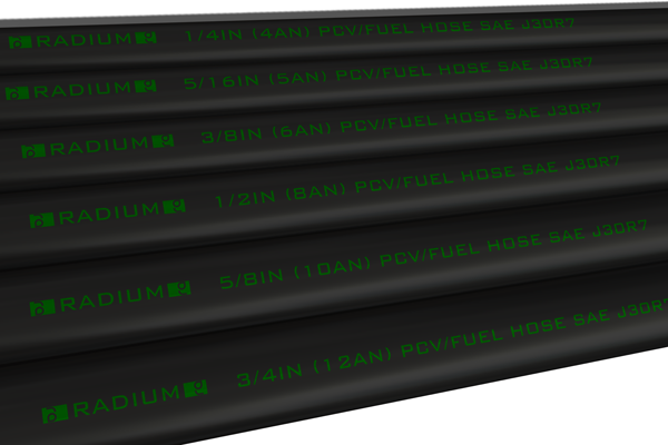 Radium E85 Safe Reinforced PCV/Fuel Hose - Sold Per Foot - Revzone
