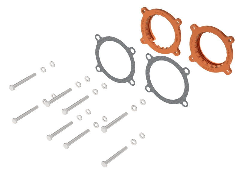 aFe 2024 Ford Mustang GT/ 2024 Ford Mustang Dark Horse V8 5.0L Silver Bullet Throttle Body Spacer - 46-33026N