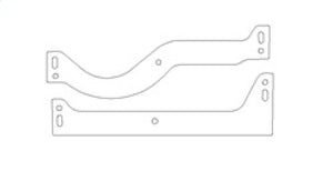 Cometic Chrysler LA V8 .060in Fiber Intake Rail Gasket Kit - C5625-060