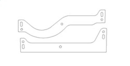 Cometic Chrysler LA V8 .060in Fiber Intake Rail Gasket Kit - C5625-060
