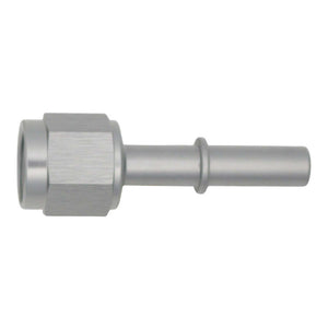 DeatschWerks 6AN Female Flare Swivel to 5/16in Male EFI Quick Disconnect - Anodized DW Titanium - 6-02-0130