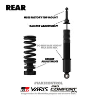 MCA Pro Comfort Coilovers - Toyota GR Yaris GXPA16 (Gen 1) 20-24 - view 5 - Revzone