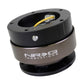 NRG Quick Release Kit Gen 2.5 - Black / Black Ring (6 Hole Base 5 Hole Top) - SRK-330BK