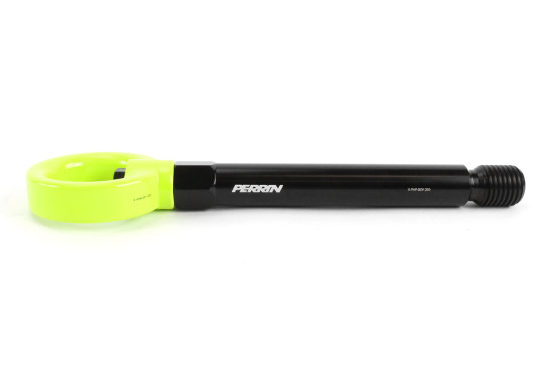 PERRIN 17-21 Honda Civic Si/Type R/Touring/Hatchback Tow Hook Kit Rear - Neon Yellow - PHP-BDY-251NY